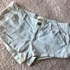 2 FOR $20! Hollister White Shorts